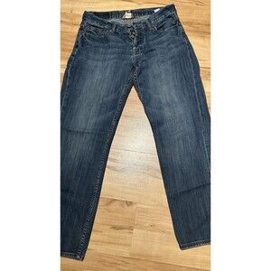 LUCKY BRAND By Gene Montesano Mens Jeans 33 x 28 Button Fly Med Wash #7MD1329